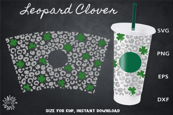 Clover Leopard Wrap Venti Cold Cup