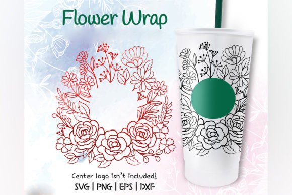 Daisy and Flowers Venti Cold Cup 24 Oz