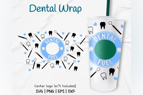 Dental Full Wrap Venti Cold Cup 24 Oz.