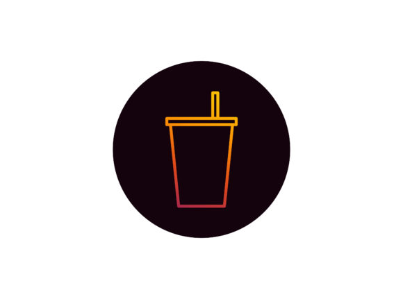 Food Icon Gradient Drink Cup 2