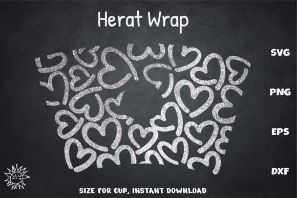 Heart Element, Wrap Venti Cold Cup 24 Oz