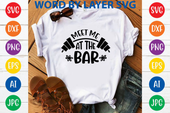Meet Me at the Bar SVG Design