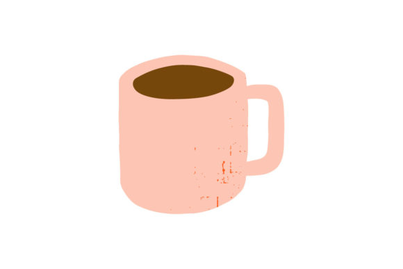 Modern Cup Mug Hot Beverage Illustration