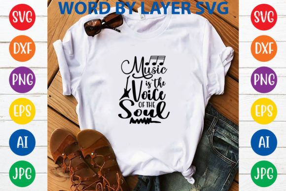 Music Is the Voice of the Soul SVG Design