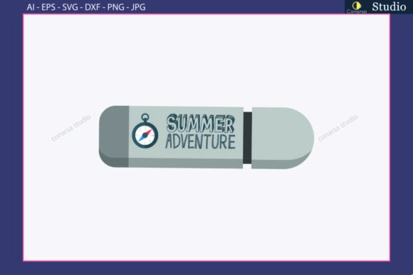 Tumbler Camping Label Summer Adventure